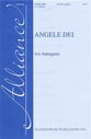 Angele Dei SSATB choral sheet music cover